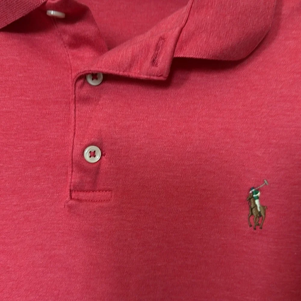 Ralph Lauren Classic Fit Light Red‎ Polo T- Shirt Medium